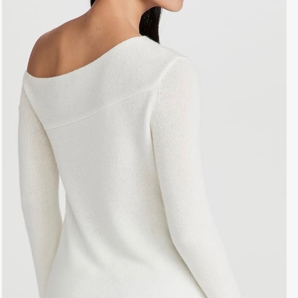 Theory Women's Asymmetric Cashmere Pullover - Picture 2 of 5